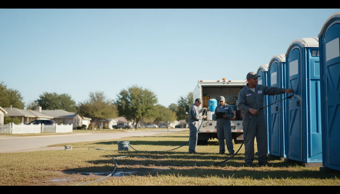 Long-Term Portable Toilet Rental in Mccamey, TX near me